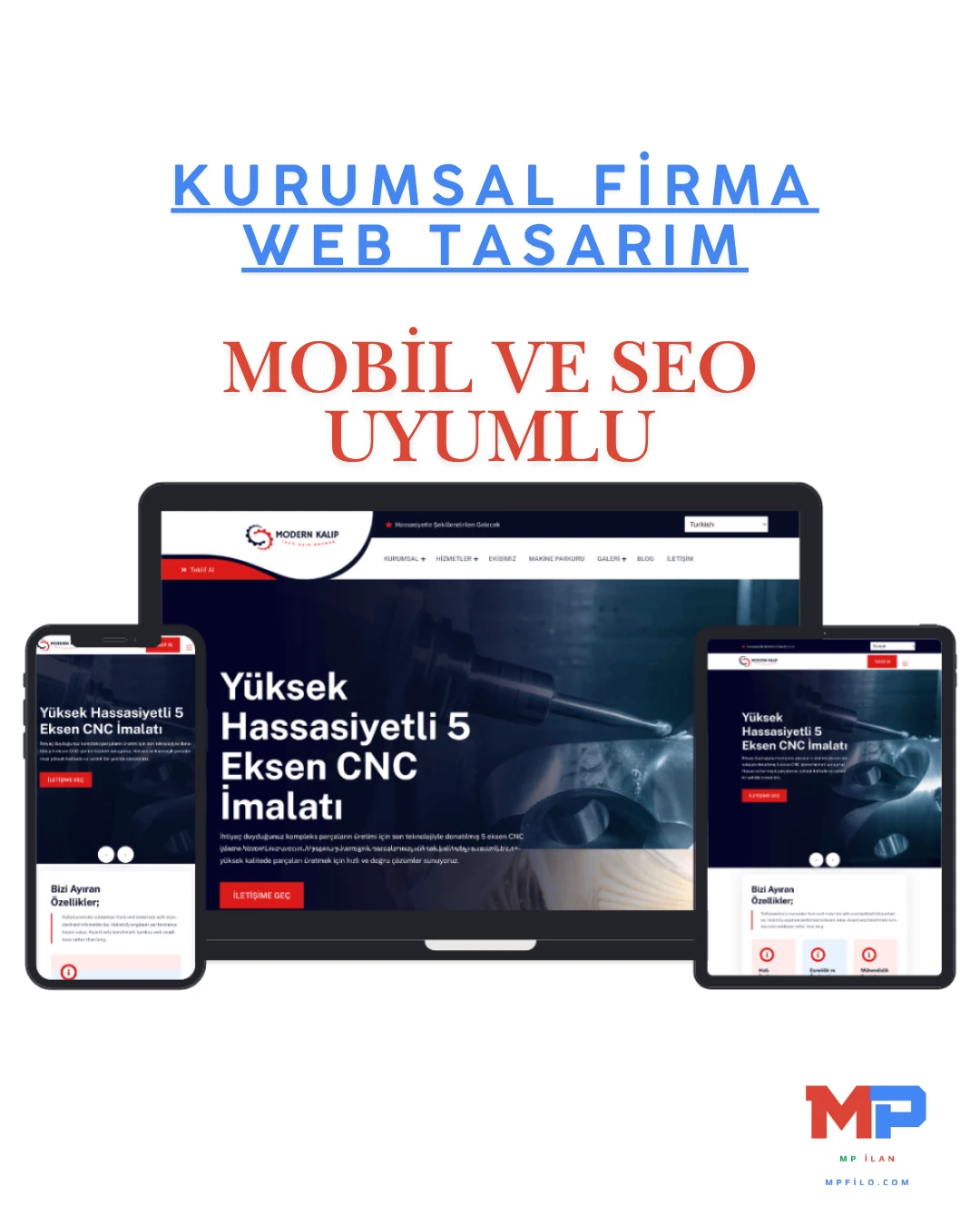 Makina Satışı Web Tasarımı