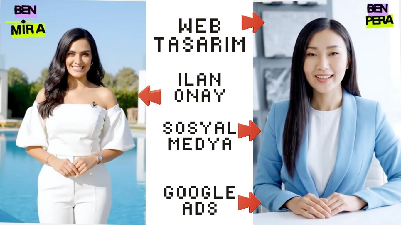 AI Dijital Asistanlarınız Mira ve Pera