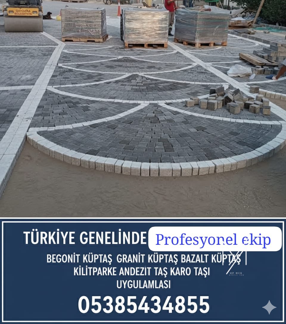 Elazığ Parke Taşı Begonit Küp taşı