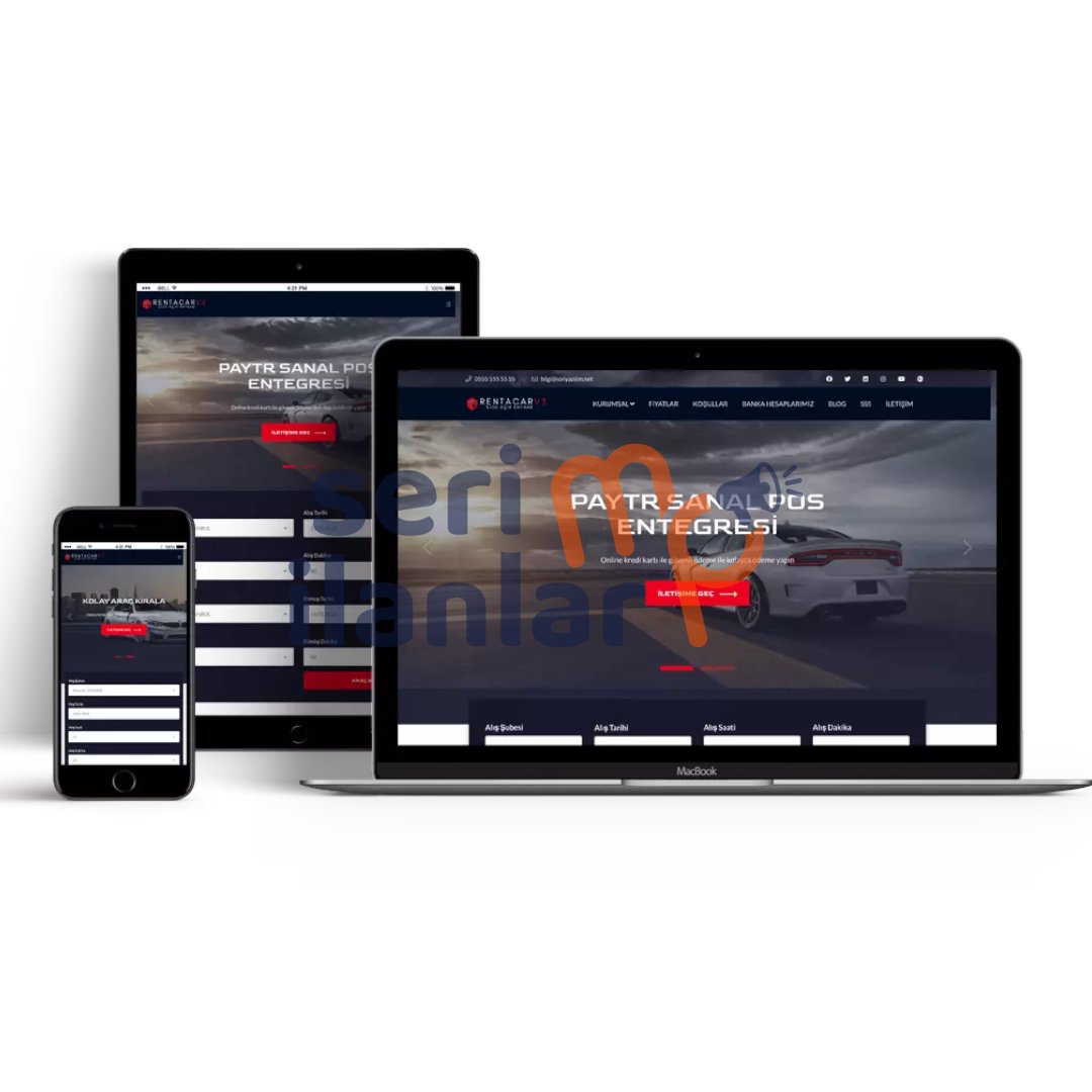 Rentacar Hazır Web Sitesi