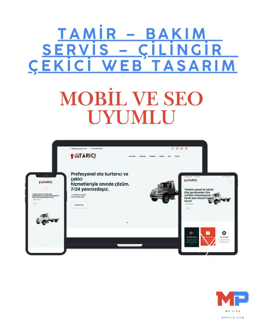 Tamir Bakım Çilingir Servis Web Sitesi