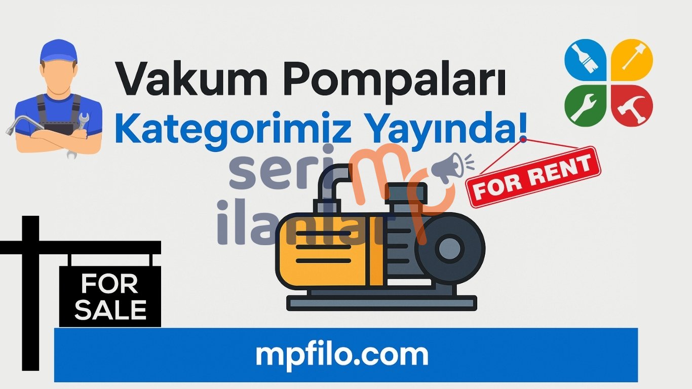Endüstriyel Vakum Pompası